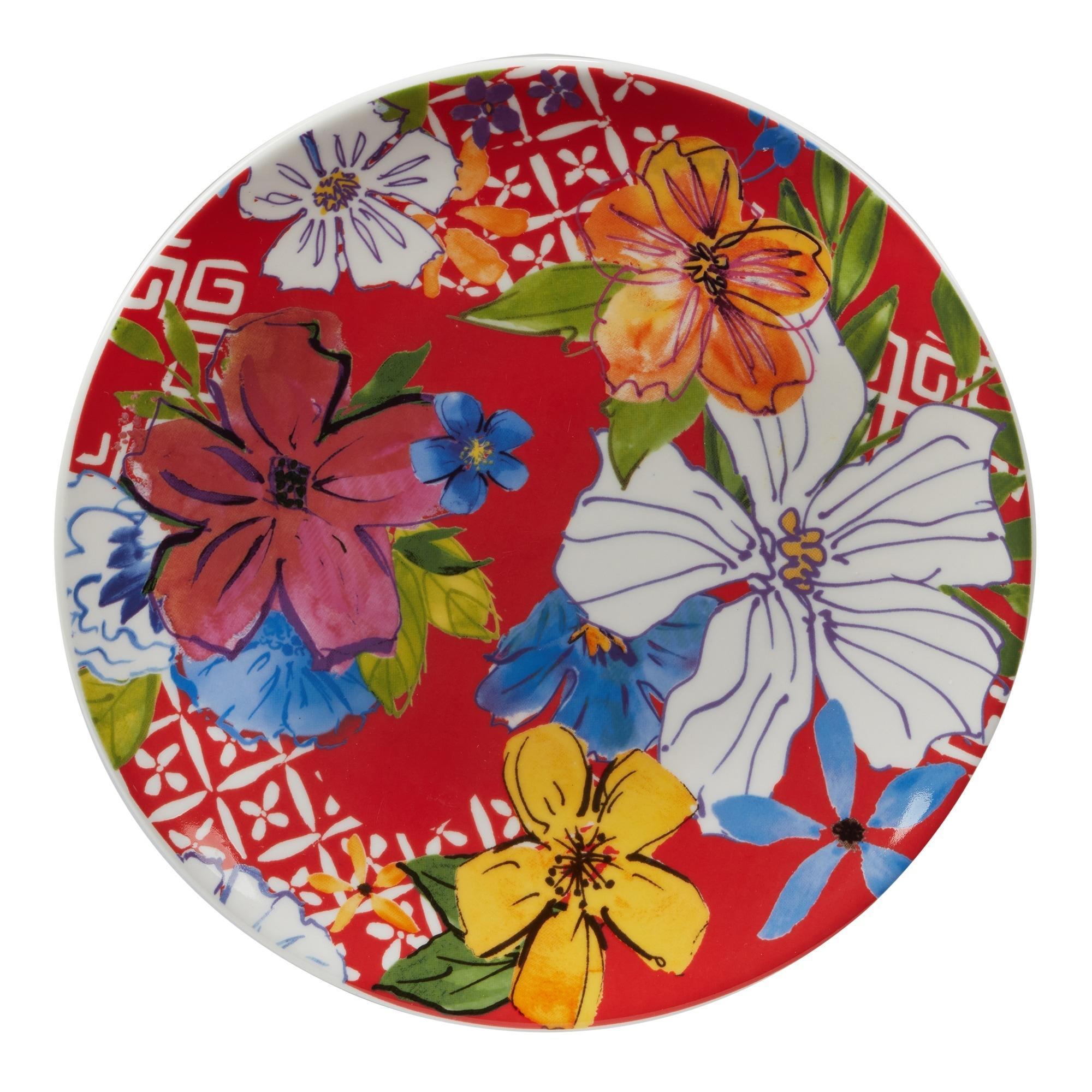 Best Place To buy Certified International Flower Power 8.5-inch Salad/Dessert  Plates, 6 Assorted Designs